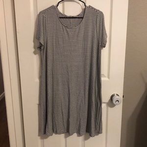 ❌SOLD! Old Navy T-shirt Striped Dress